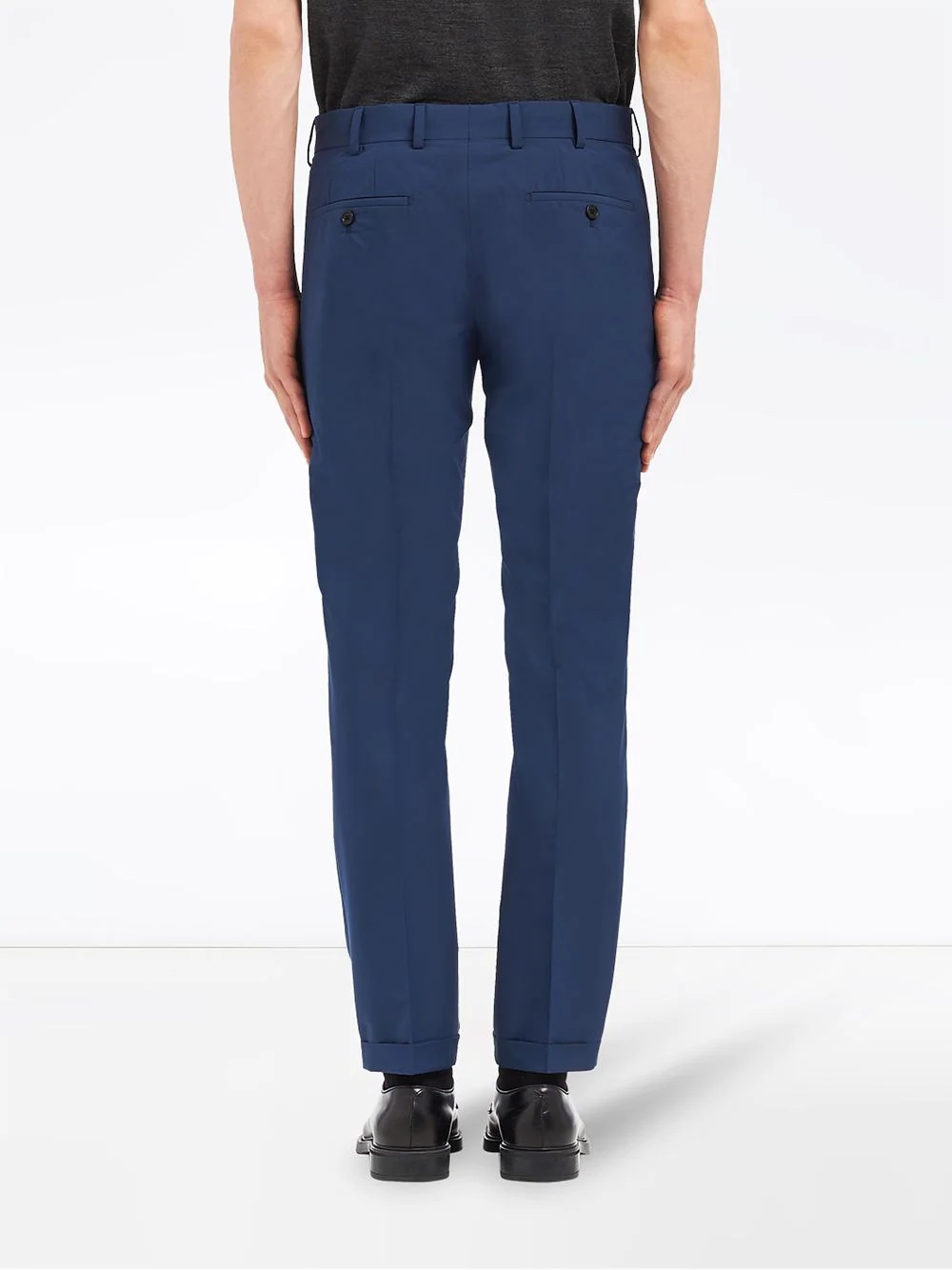 slim-fit chino trousers - 4