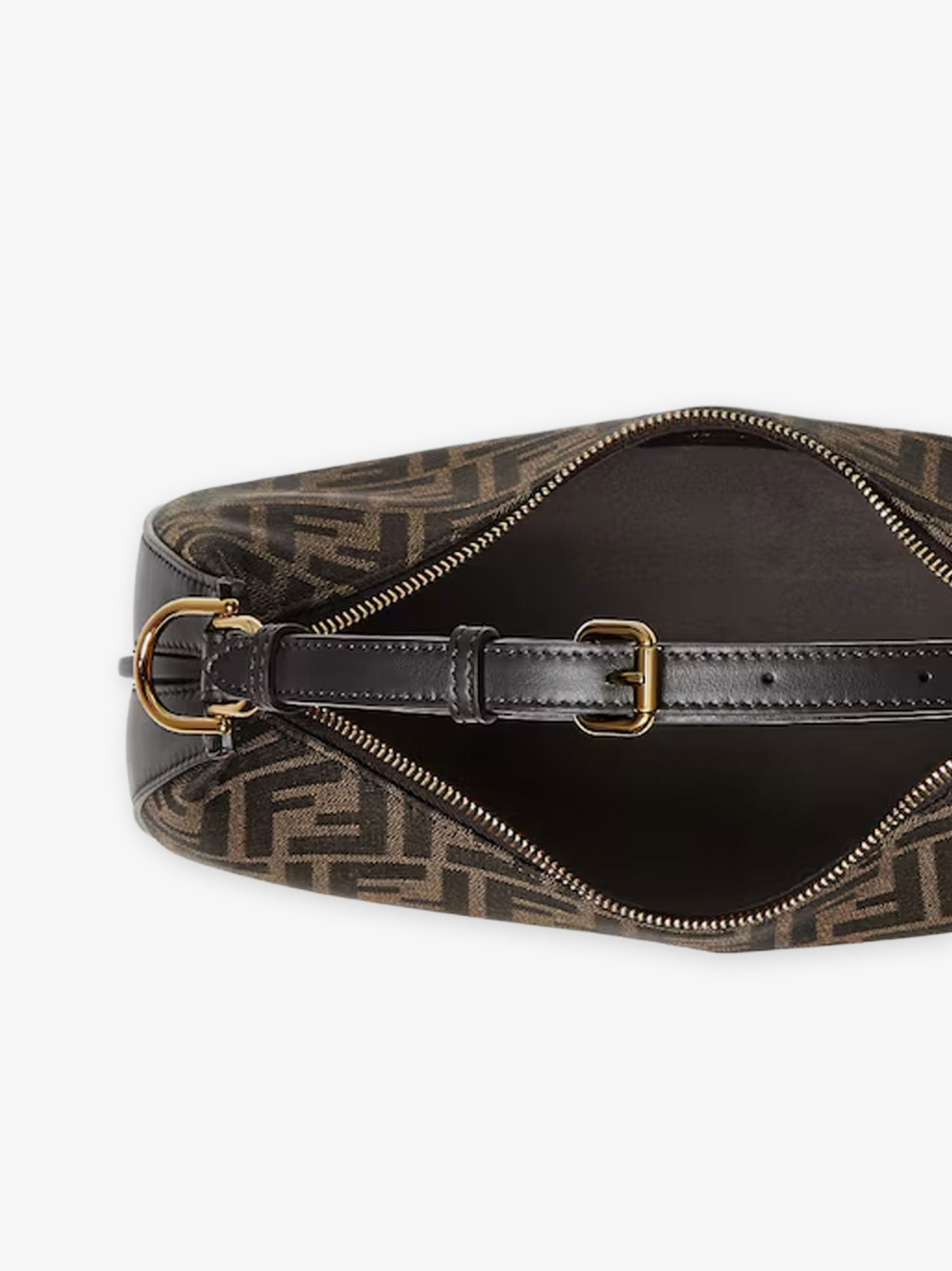 Fendigraphy Handbag In Ff Jacquard Fabric - 3
