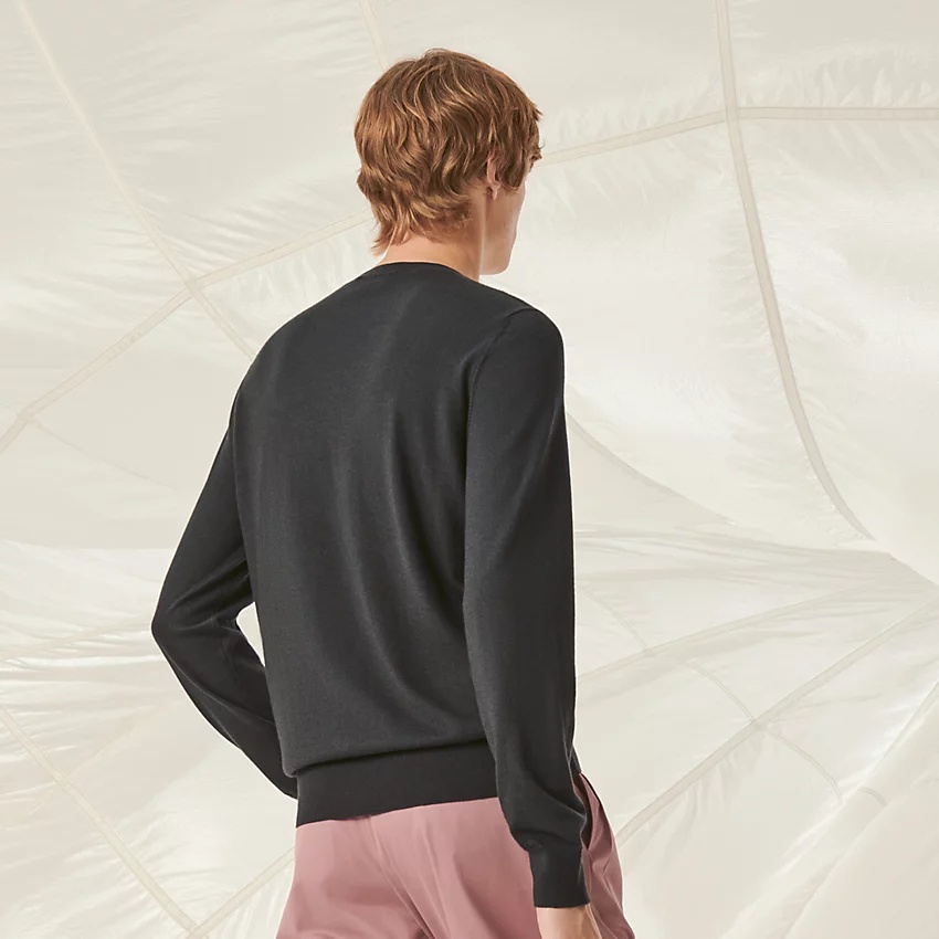 "Torsade H" crewneck sweater - 2