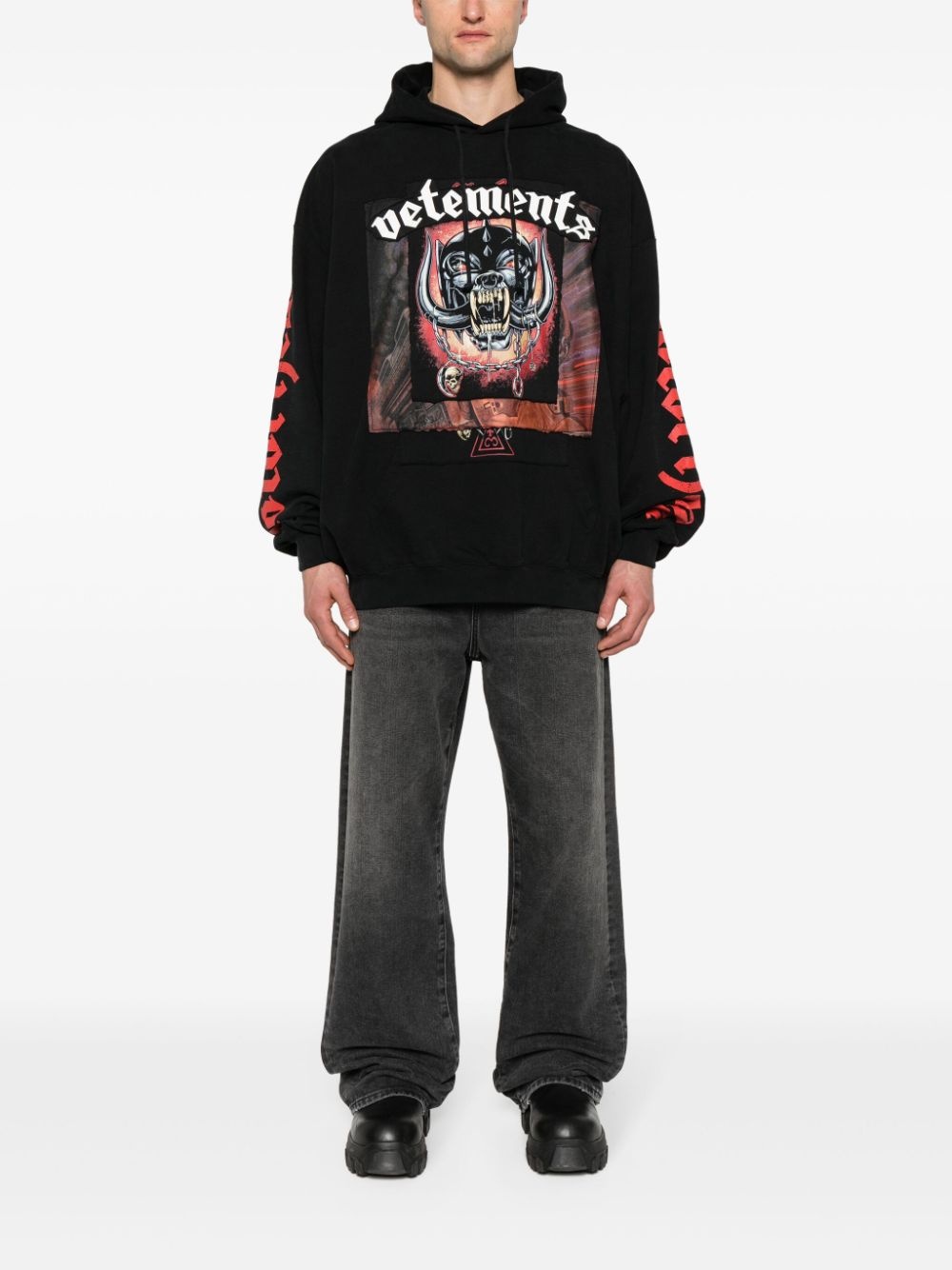 logo-appliquÃ© hoodie - 3