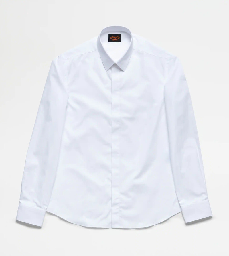 SHIRT IN COTTON - WHITE 1