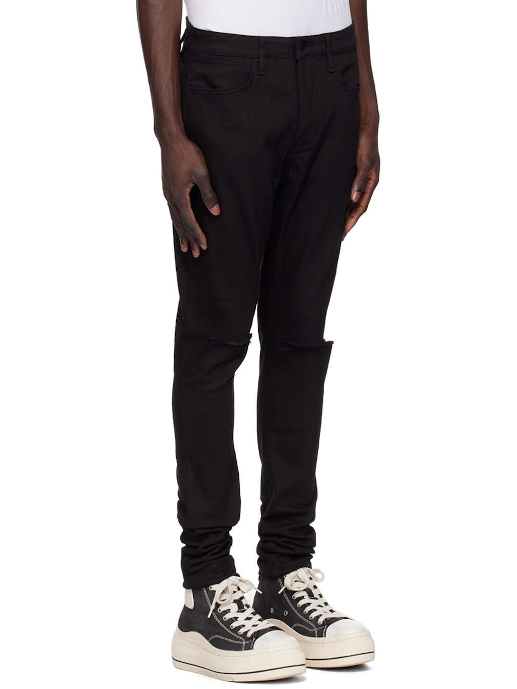 Black Van Winkle Ace Slice Jeans - 2