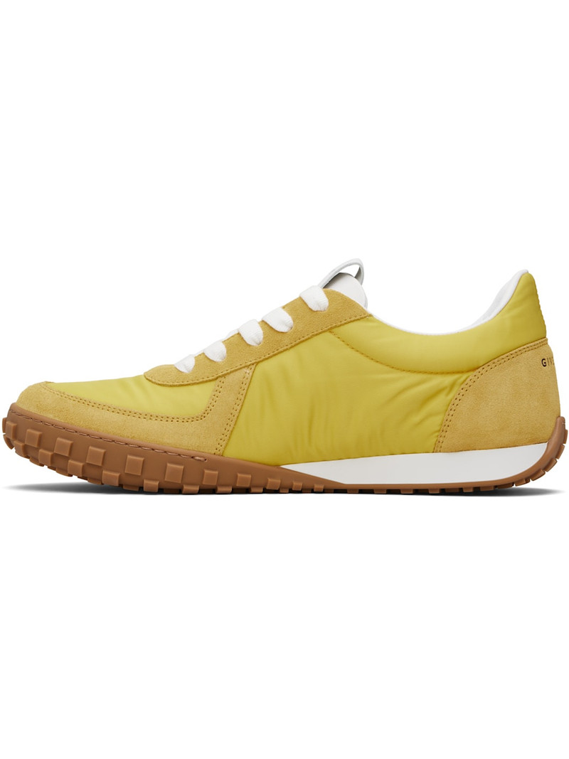 Givenchy Yellow Glide Runner Sneakers outlook