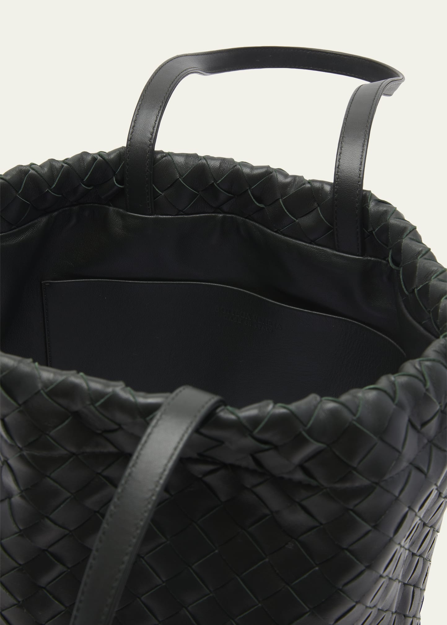 Medium Intrecciato Leather Bucket Bag - 4