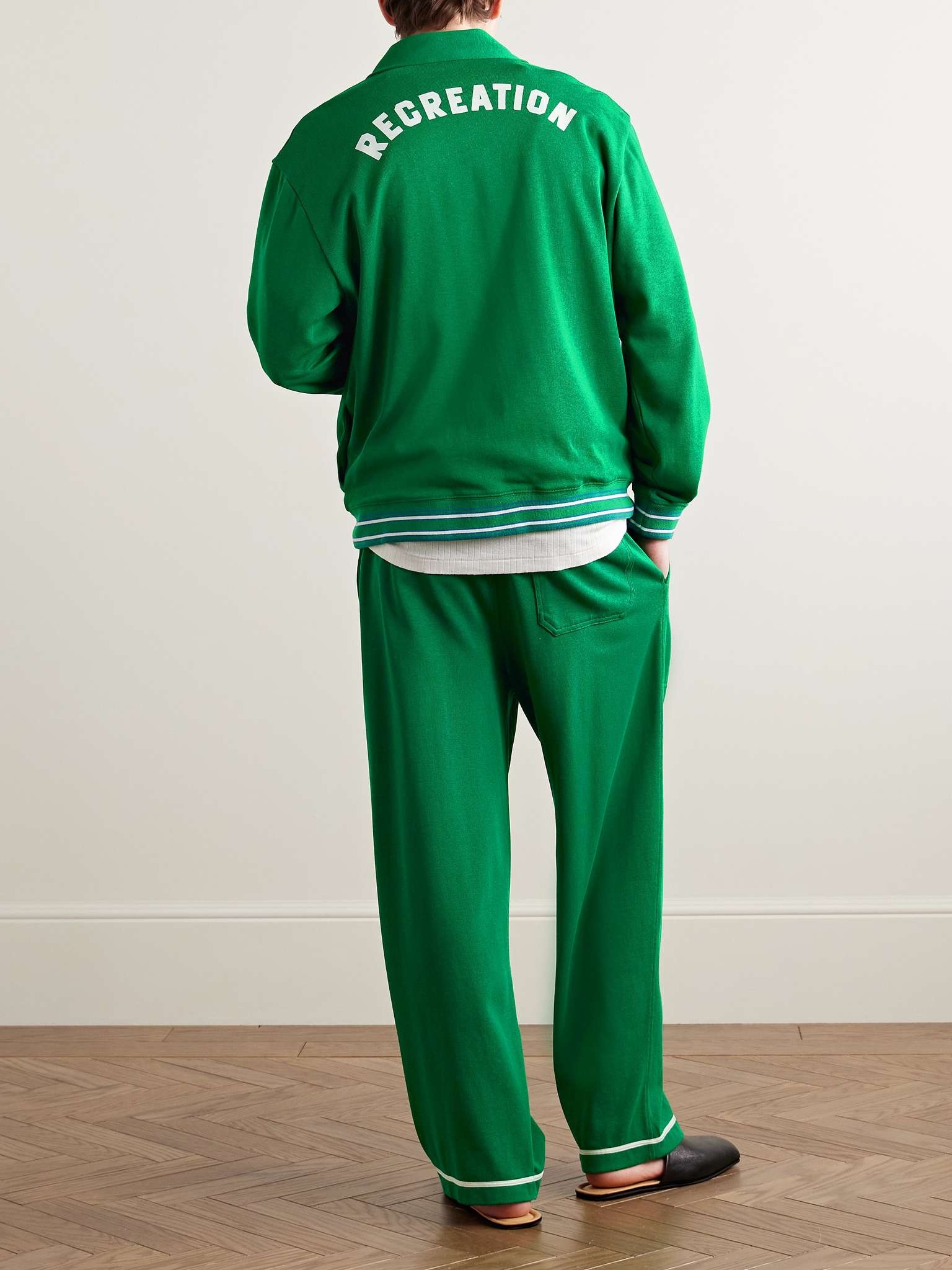 Rec. Sophomore Appliquéd Printed Cotton and Lyocell-Blend Track Jacket - 2