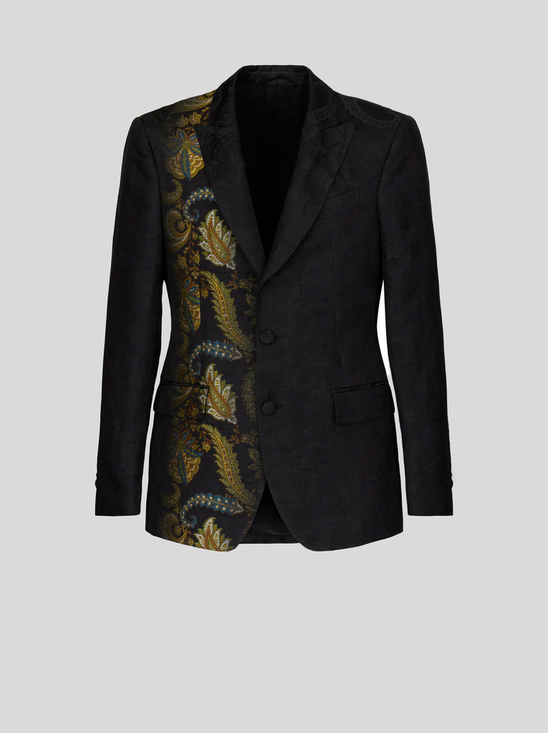 DOUBLE COLOUR PAISLEY JACQUARD JACKET 1