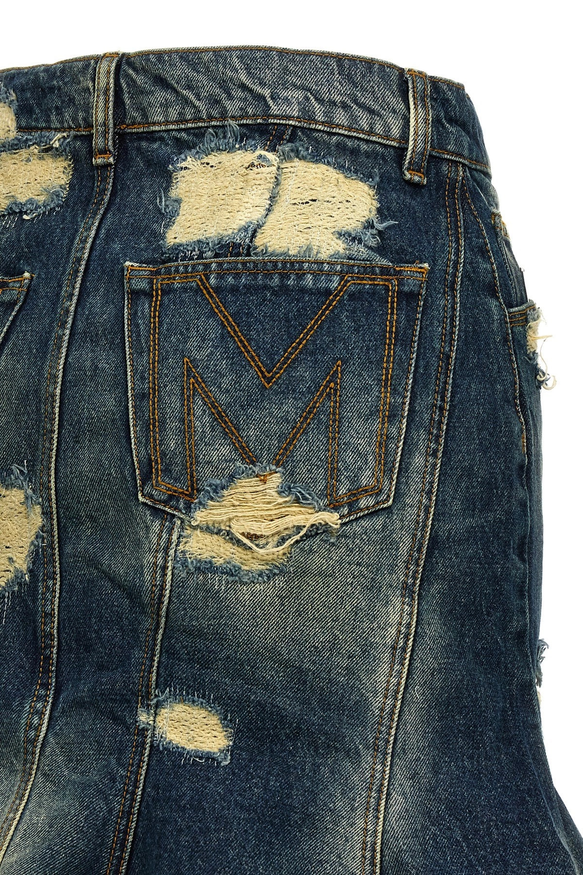 'The Rip And Repair Straight Jean' skirt - 4