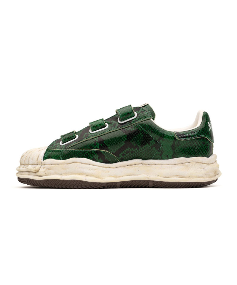 "BLAKEY" OG Sole Python Printed Leather Low-top Sneaker 23