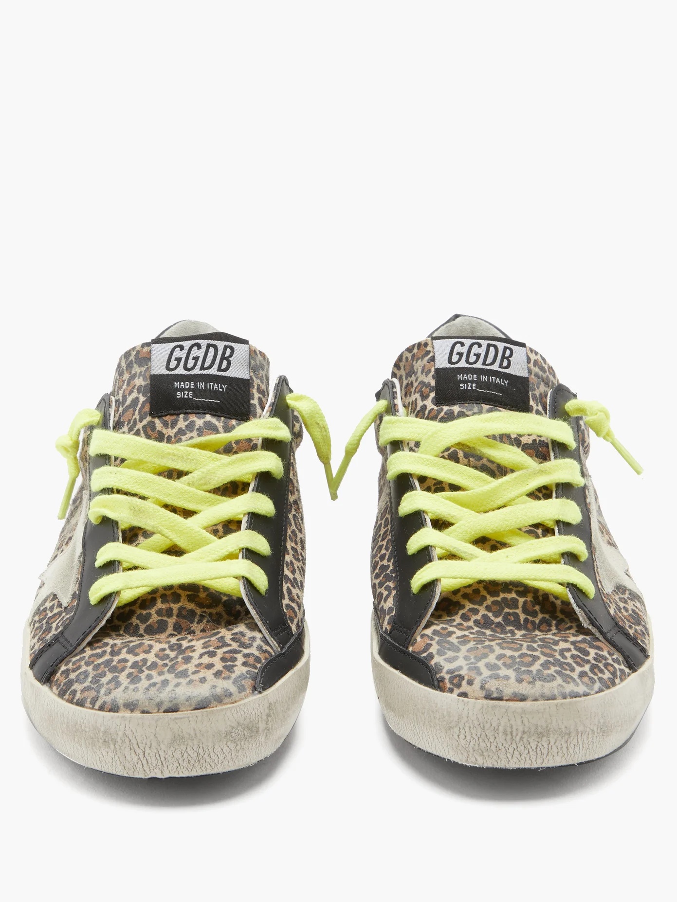 Superstar leopard-print suede trainers - 5