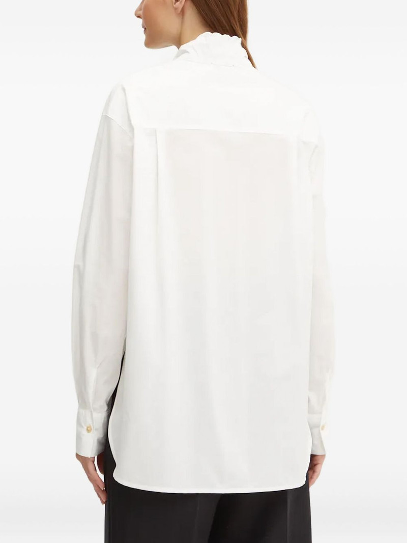 tie-neck cotton shirt 3