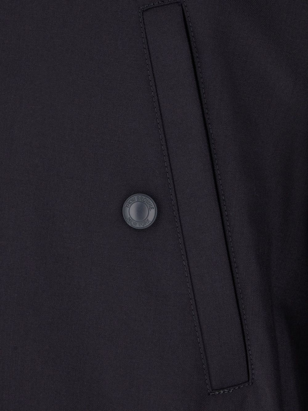 4-Bar plain weave suiting bomber jacket - 3