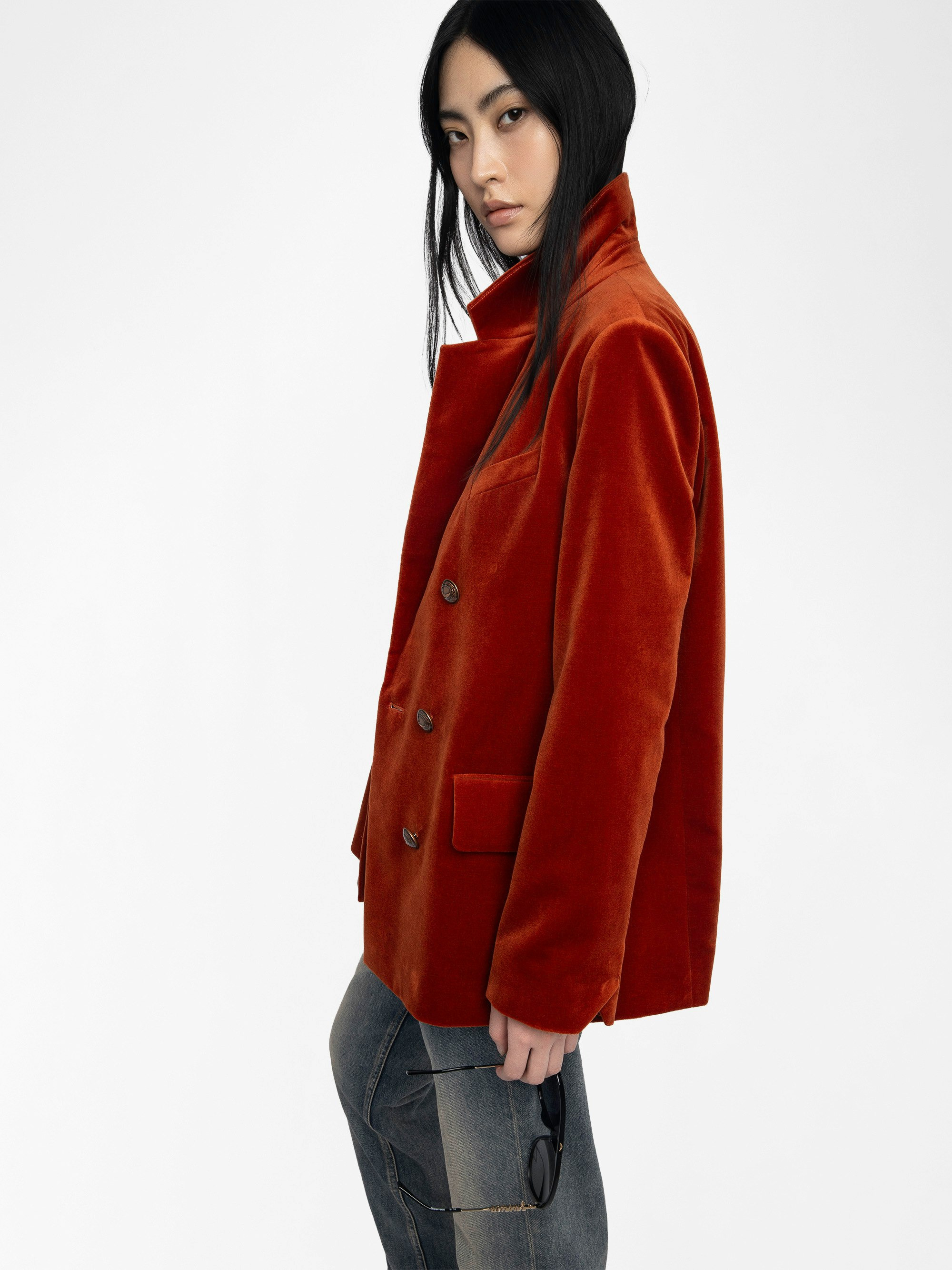 Vaska Velvet Blazer - 6