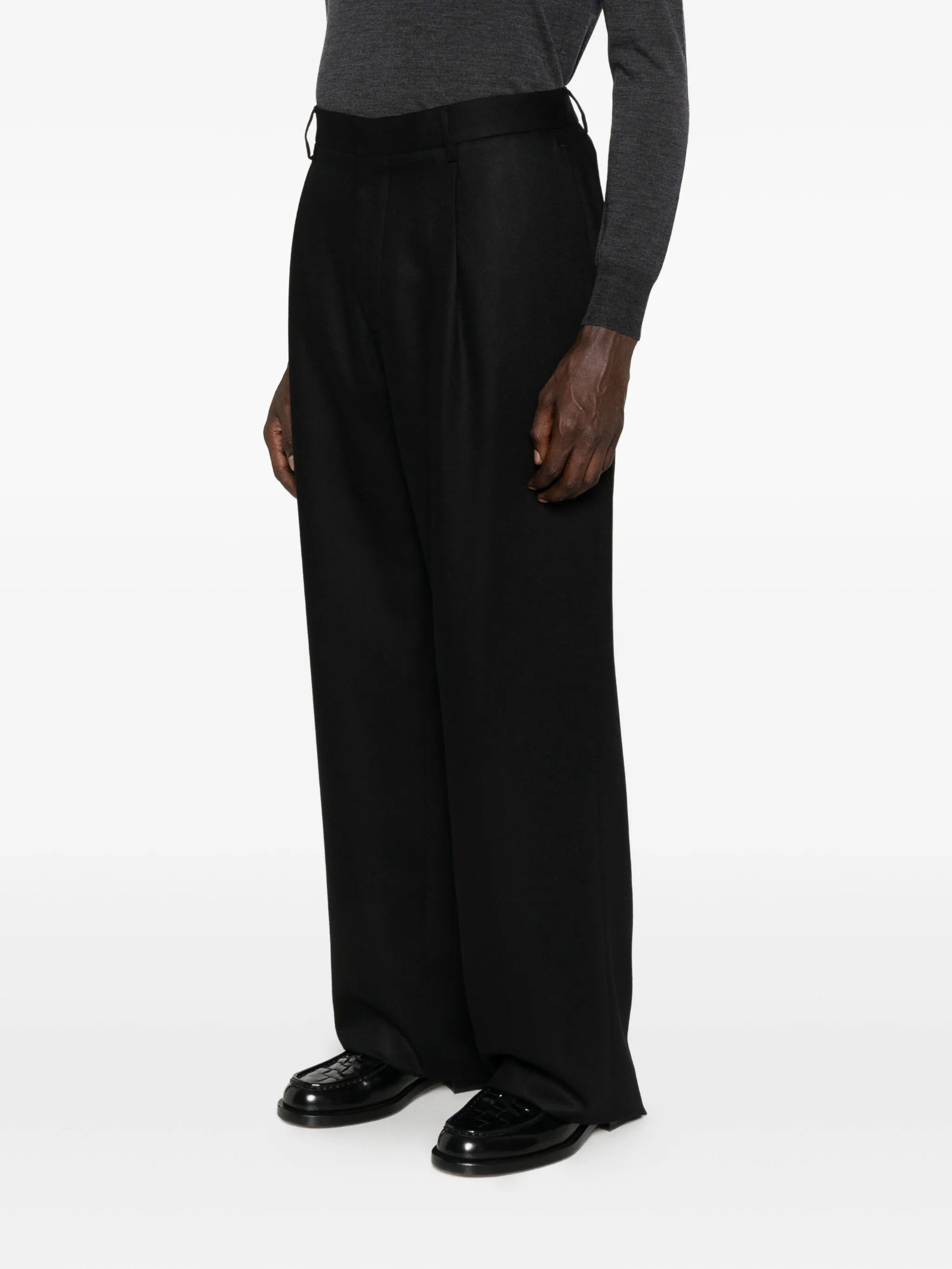 Lardini Pleated Straight-leg Trousers - 5
