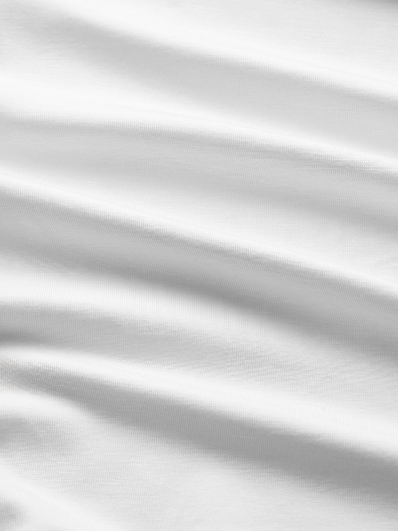 Derek Rose Men's V-Neck T-Shirt Basel Micro Modal Stretch White outlook