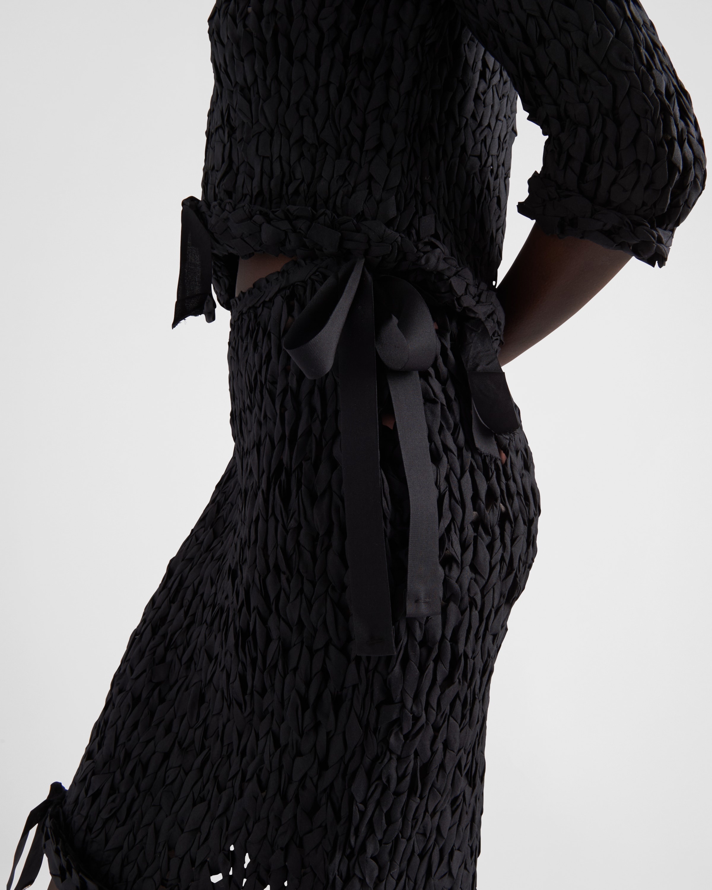 Silk ribbon skirt - 3