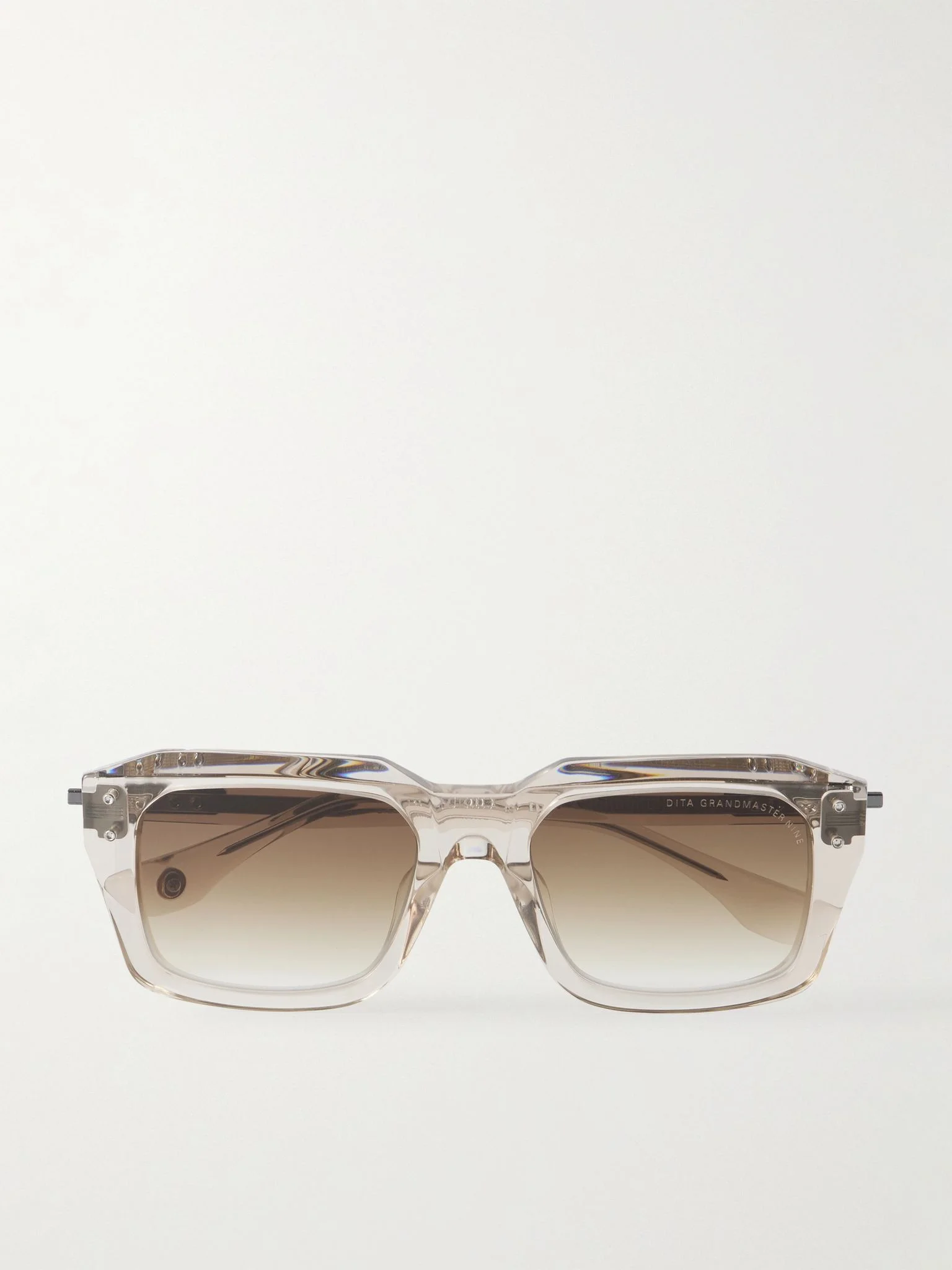 Detron Square-Frame Acetate Sunglasses Brown - 1