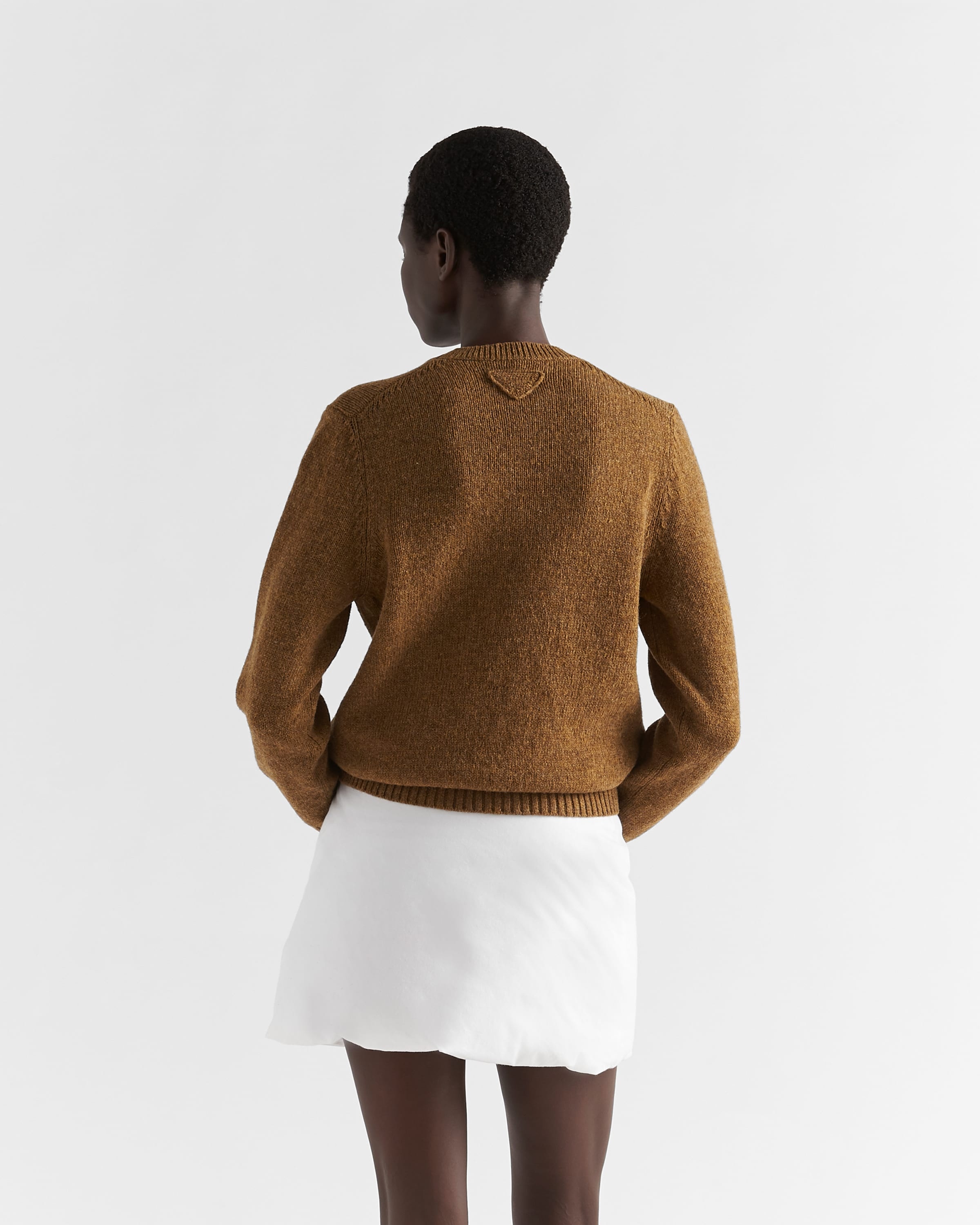 Wool and cashmere crew-neck sweater - 5