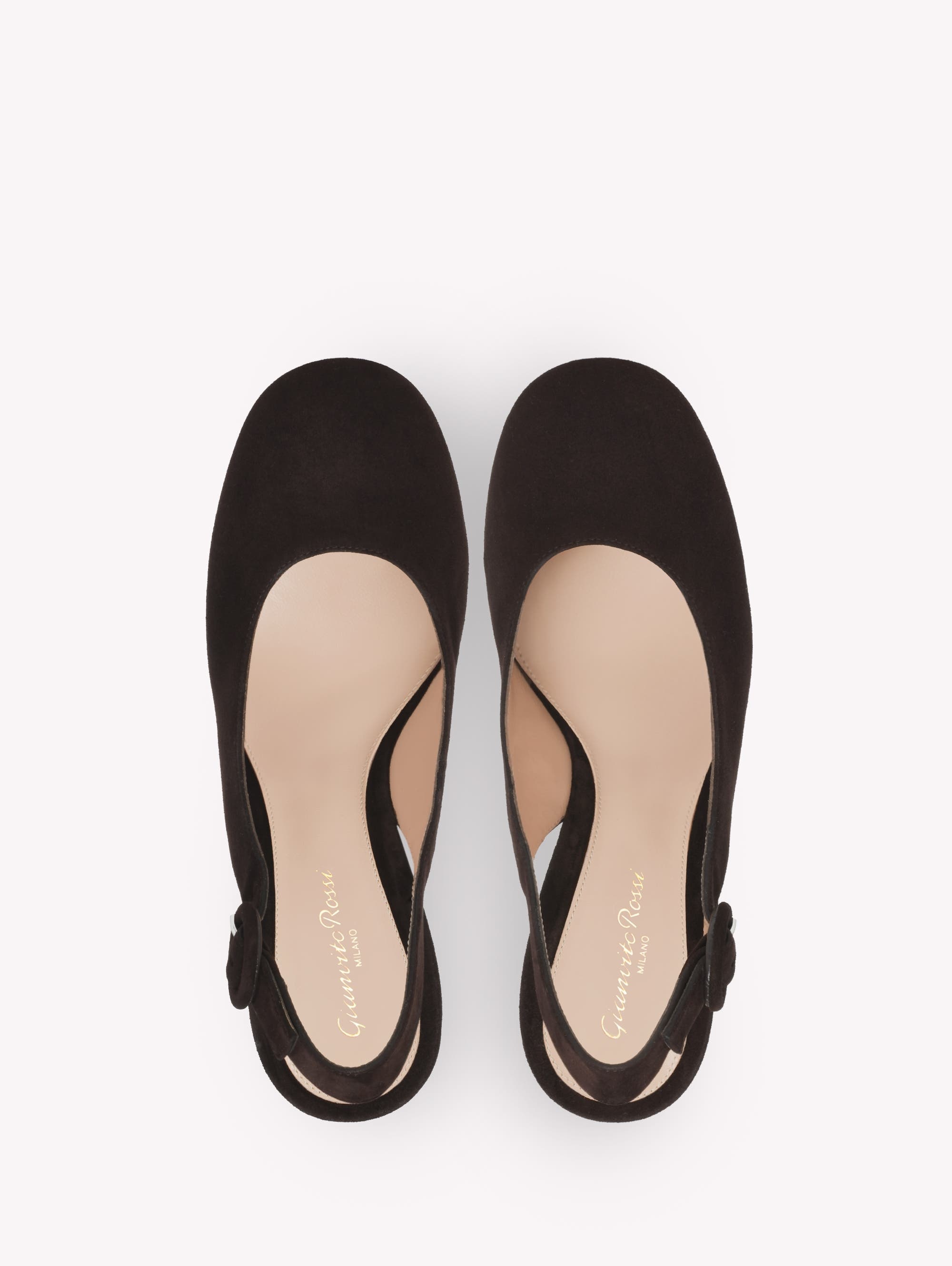 Gianvito Rossi Joelle Sling Pump in Brown Suede at Nordstrom - 3