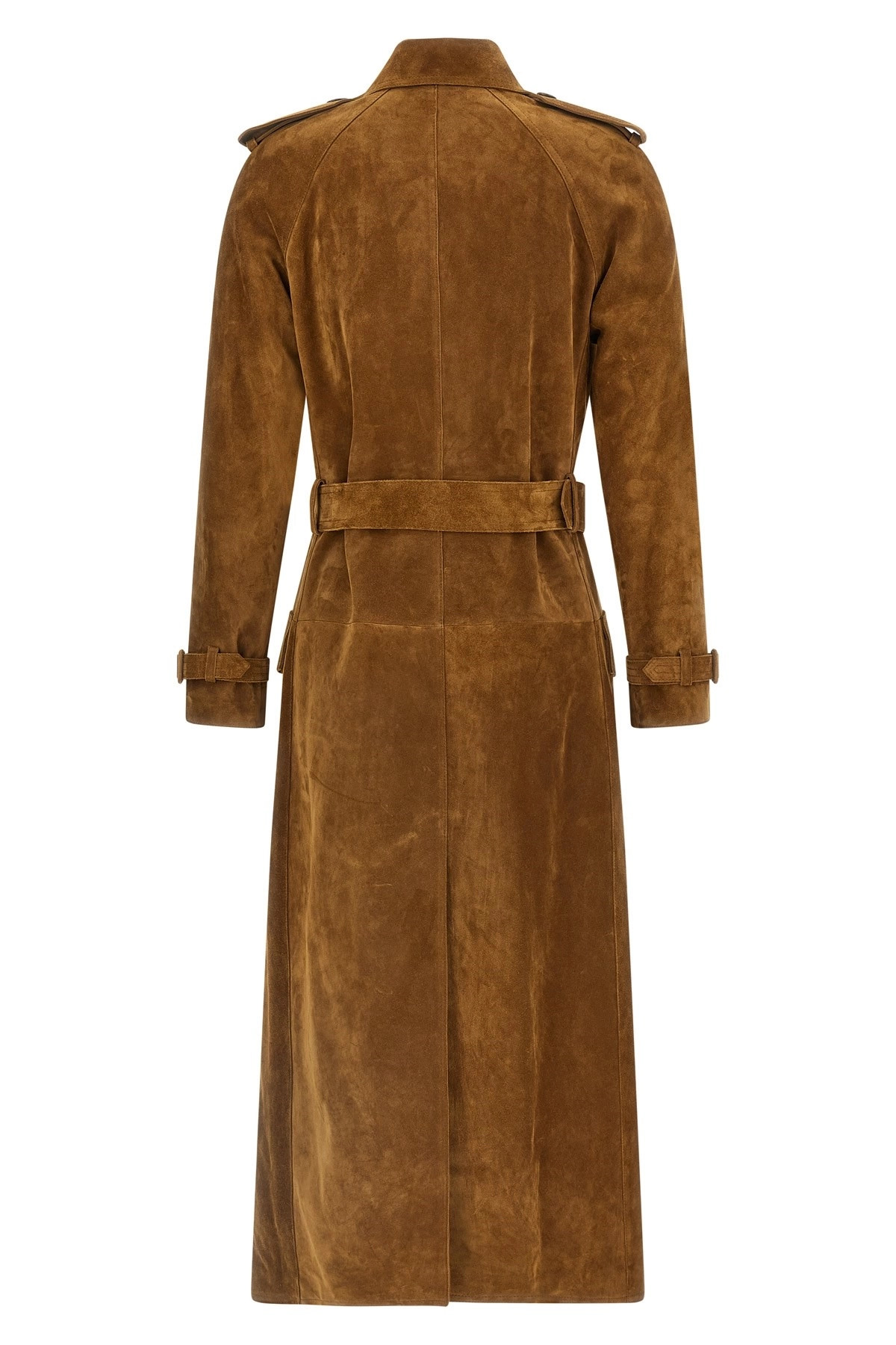 Suede trench coat - 2