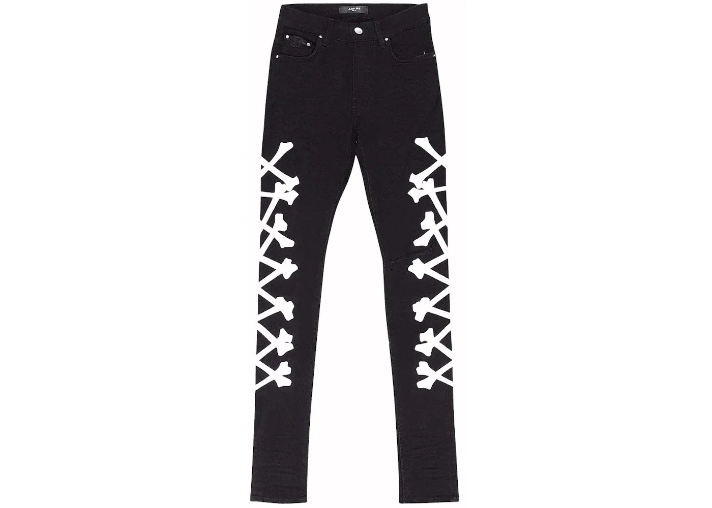 AMIRI Bones Jeans Black/Silver - 1