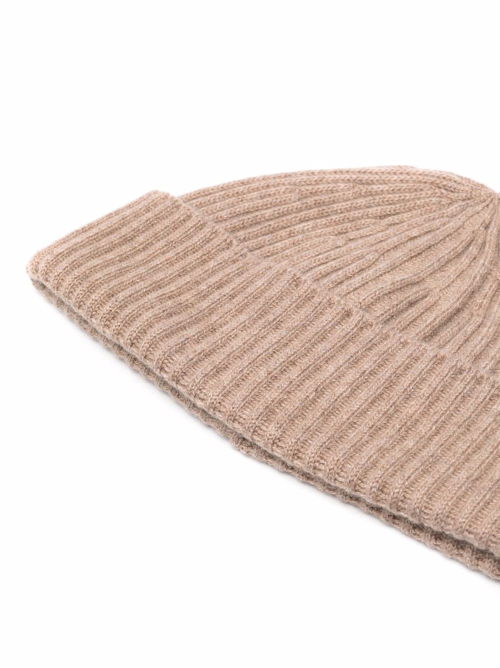 ribbed knit beanie - 2