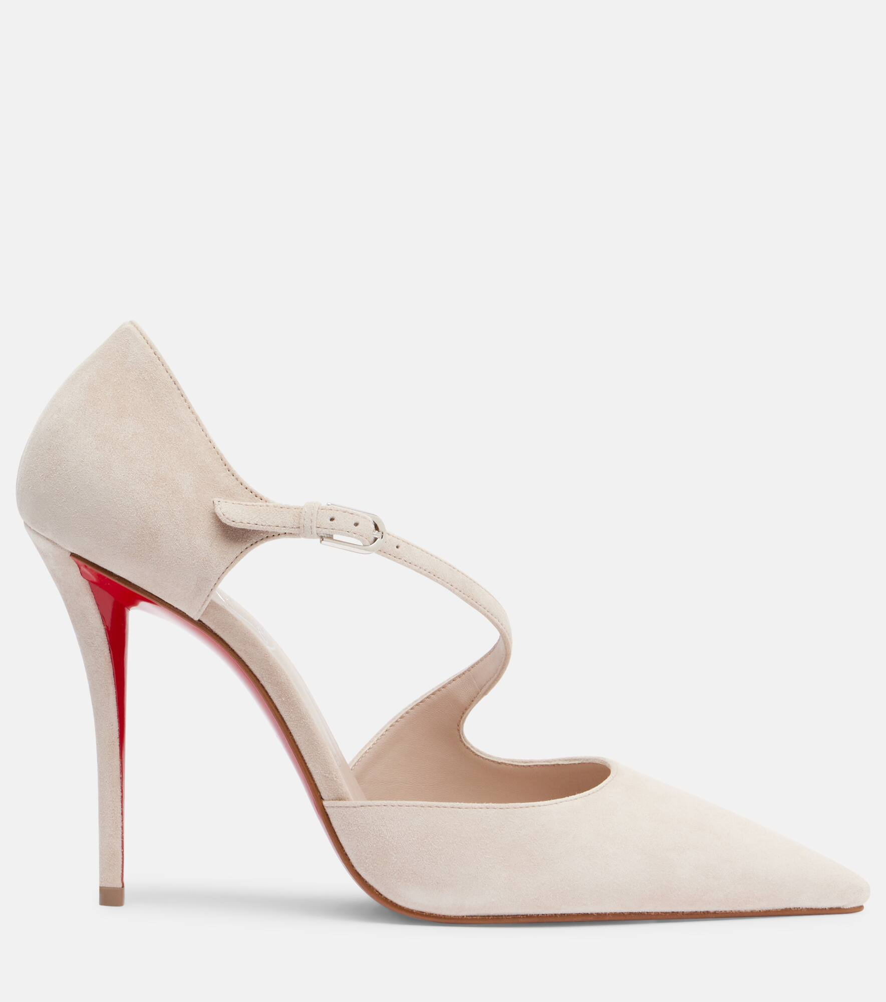 Miss Ziggyta 100 suede pumps - 4