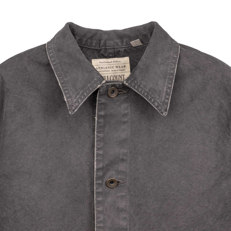 FULLCOUNT Full Count Tent Cloth Chore Jacket VE (Vintage Effect) Black outlook