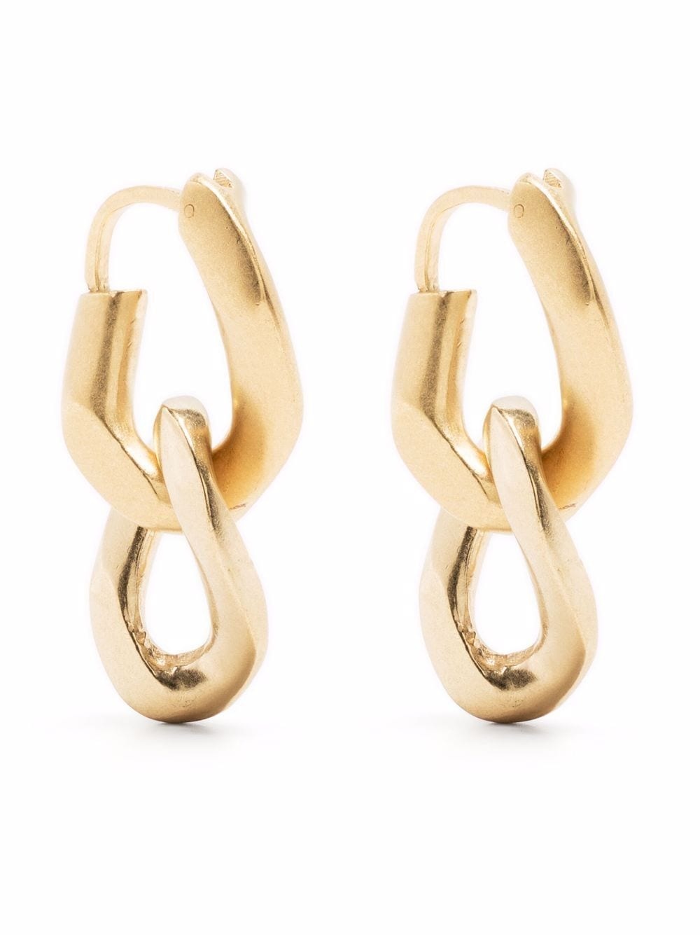 chain-link earrings - 1