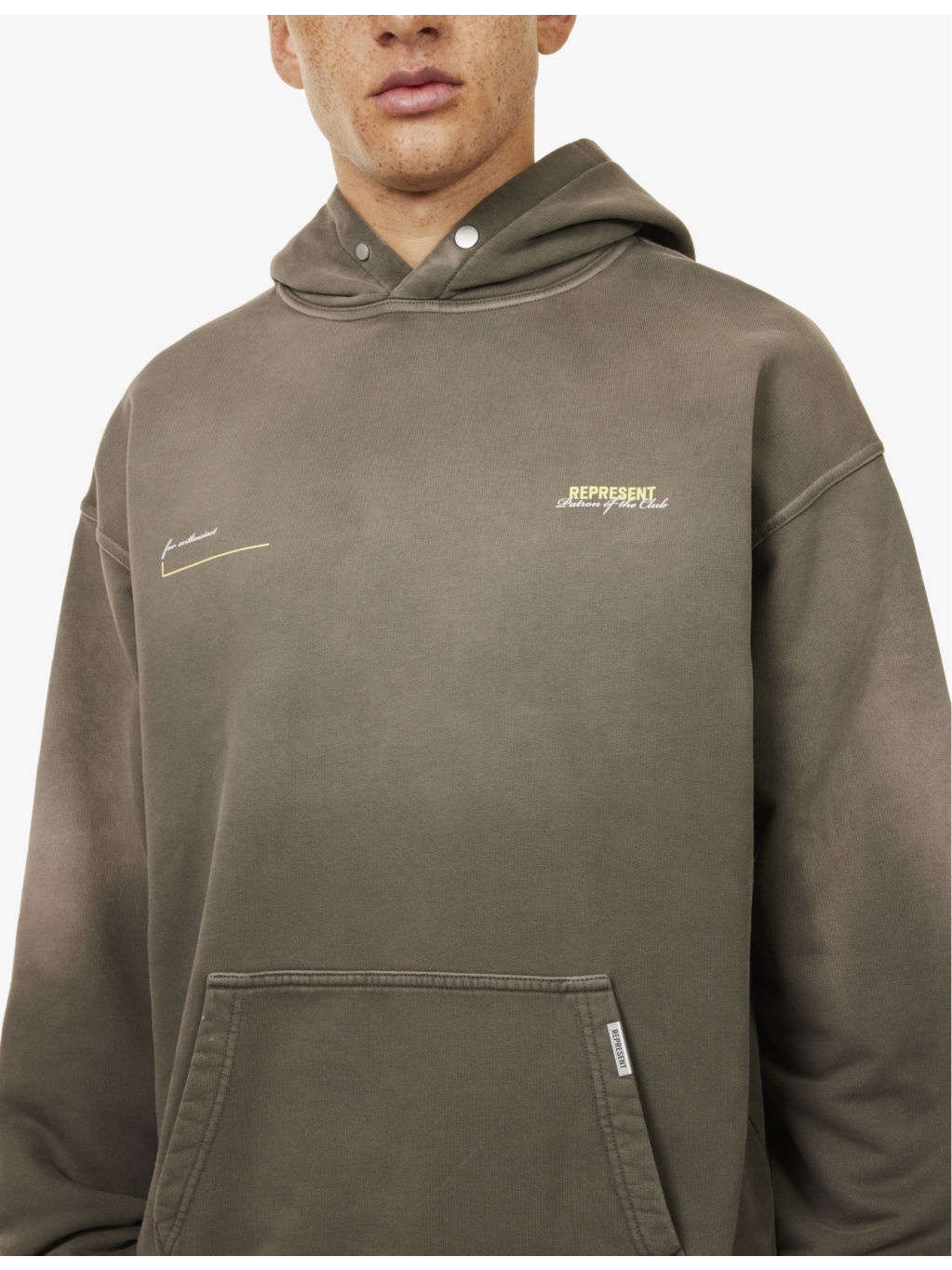 Patron Of The Club brand-print relaxed-fit cotton-jersey hoody - 5