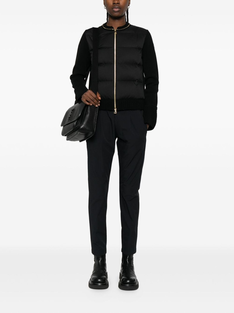 Herno pleated drawstring trousers outlook