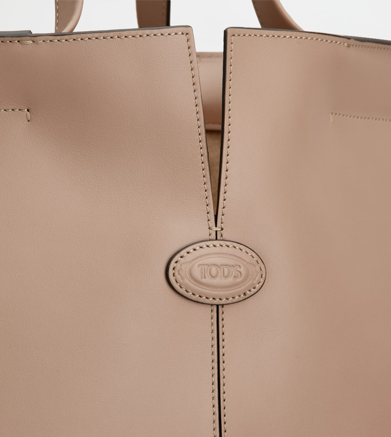 TOD'S DI BAG FOLIO IN LEATHER SMALL - BROWN 6