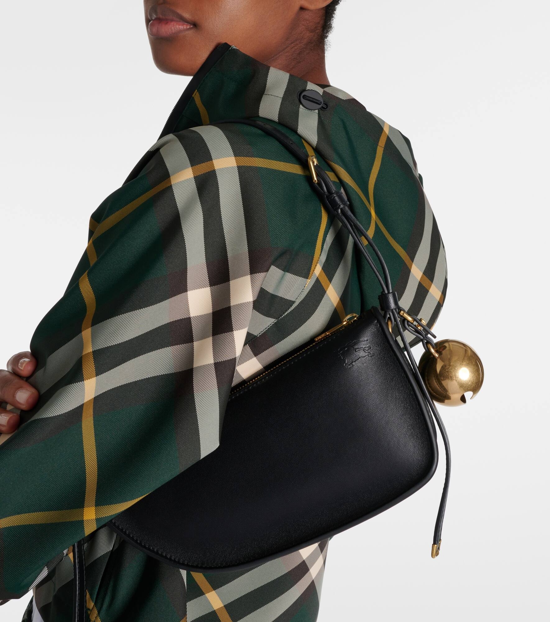 Burberry Mini leather shoulder bag | mytheresa | REVERSIBLE