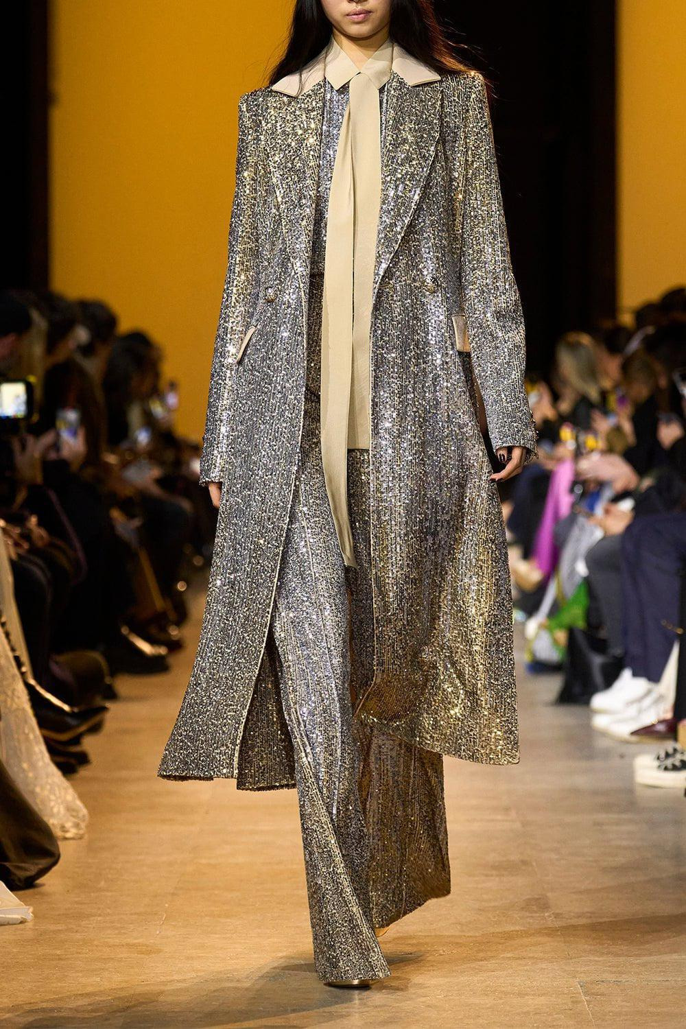 Sequin Embroidered Pants - 2