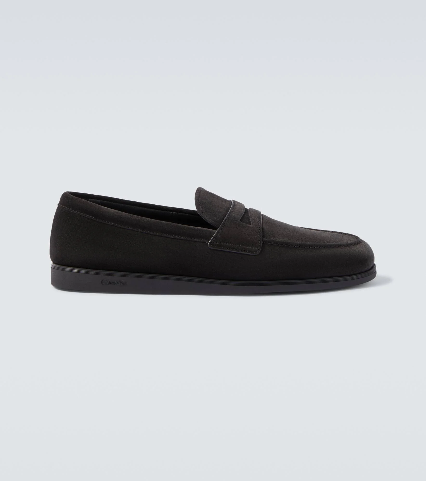 Portsmouth suede penny loafers - 1