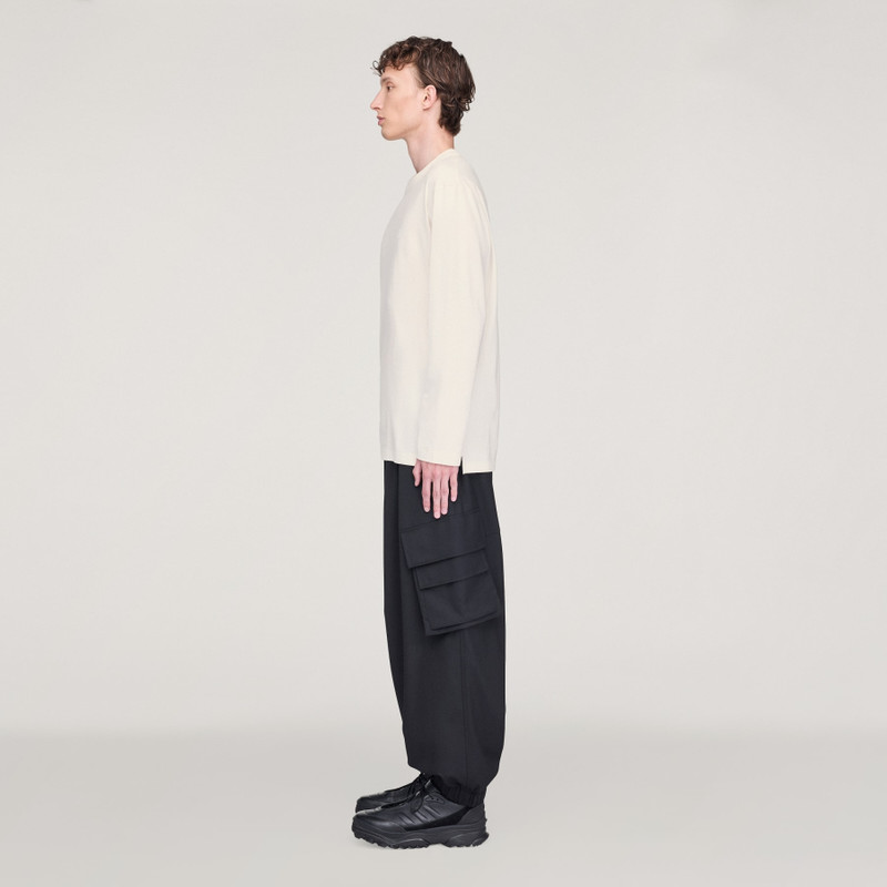 Y-3 LOGO LONG SLEEVE TEE 4