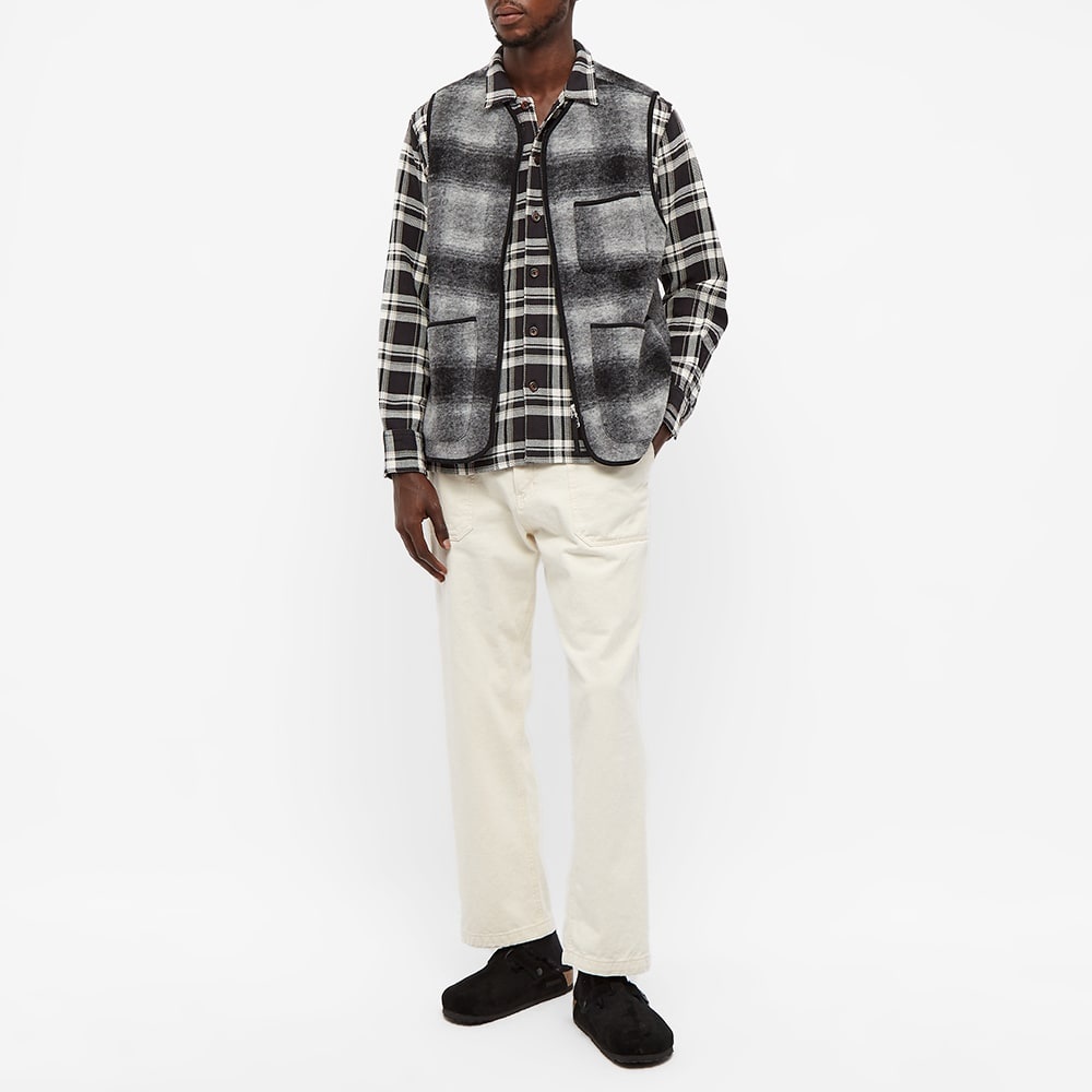 Universal Works Check Utility Overshirt - 6