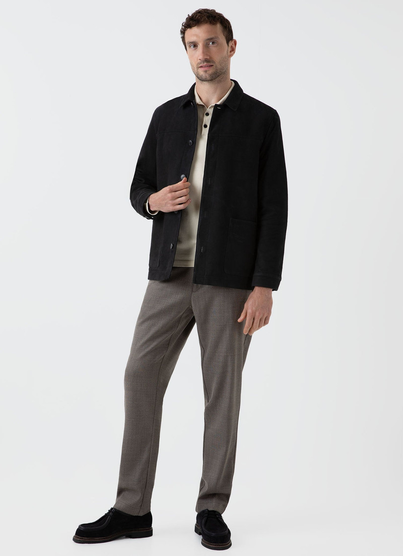 Sunspel Suede Twin Pocket Jacket outlook