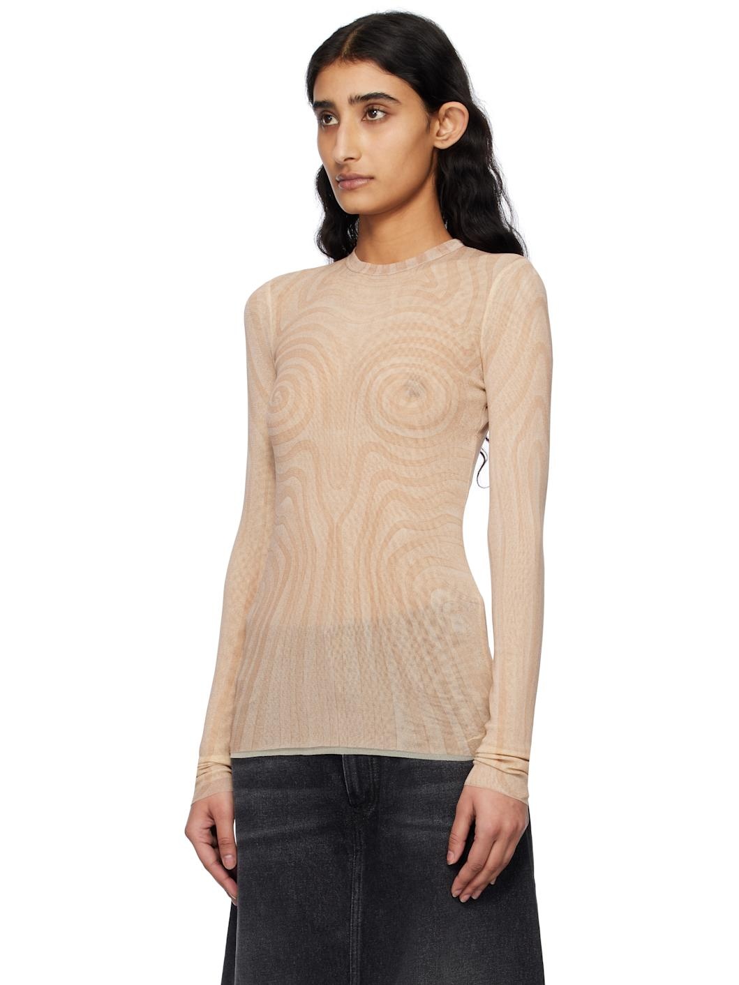 Pink 'The Spirale' T-shirt - 4