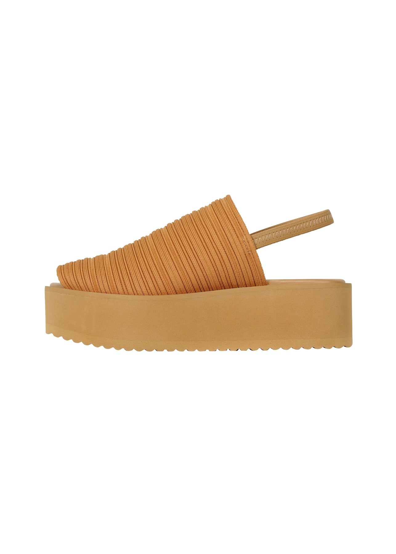 KNIT PLEATS SANDALS - 4