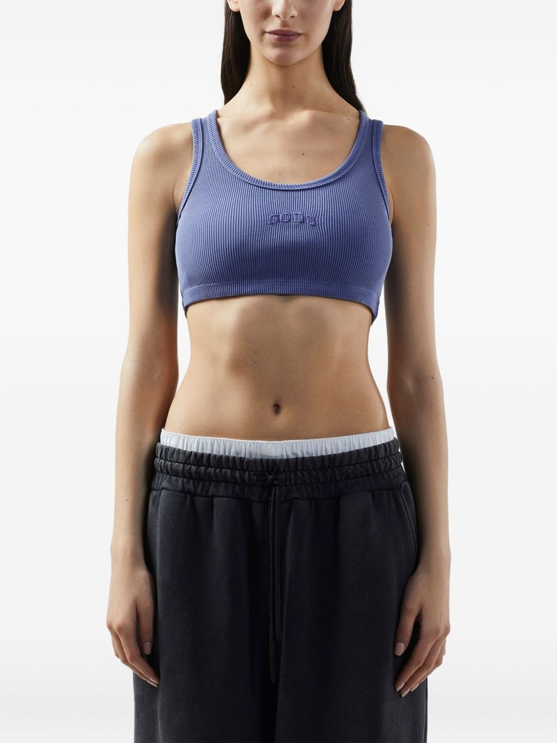 logo-embroidered tank top 3