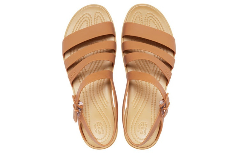 crocs (WMNS) Crocs Brown Sandals 206107-277 outlook