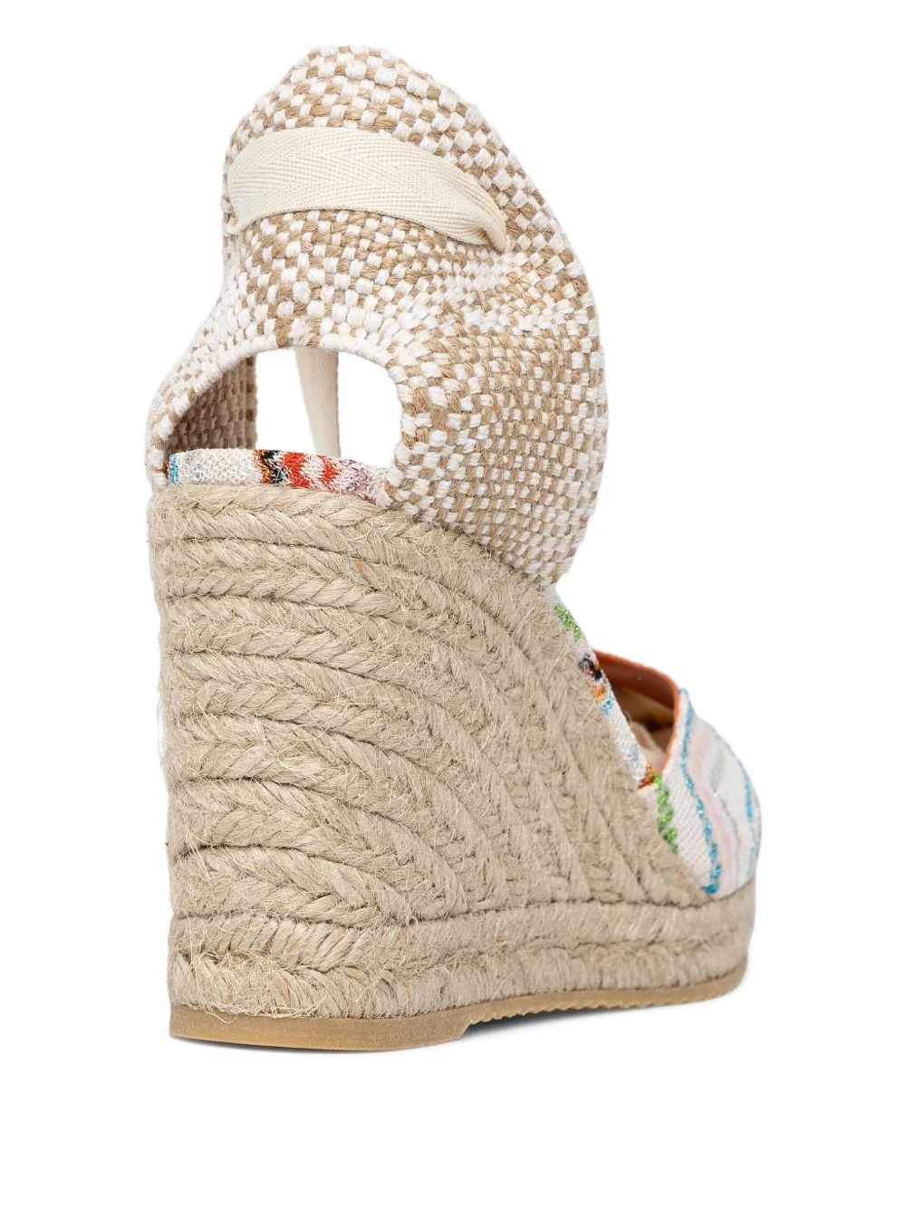 Carina embroidered wedge sandals - 3