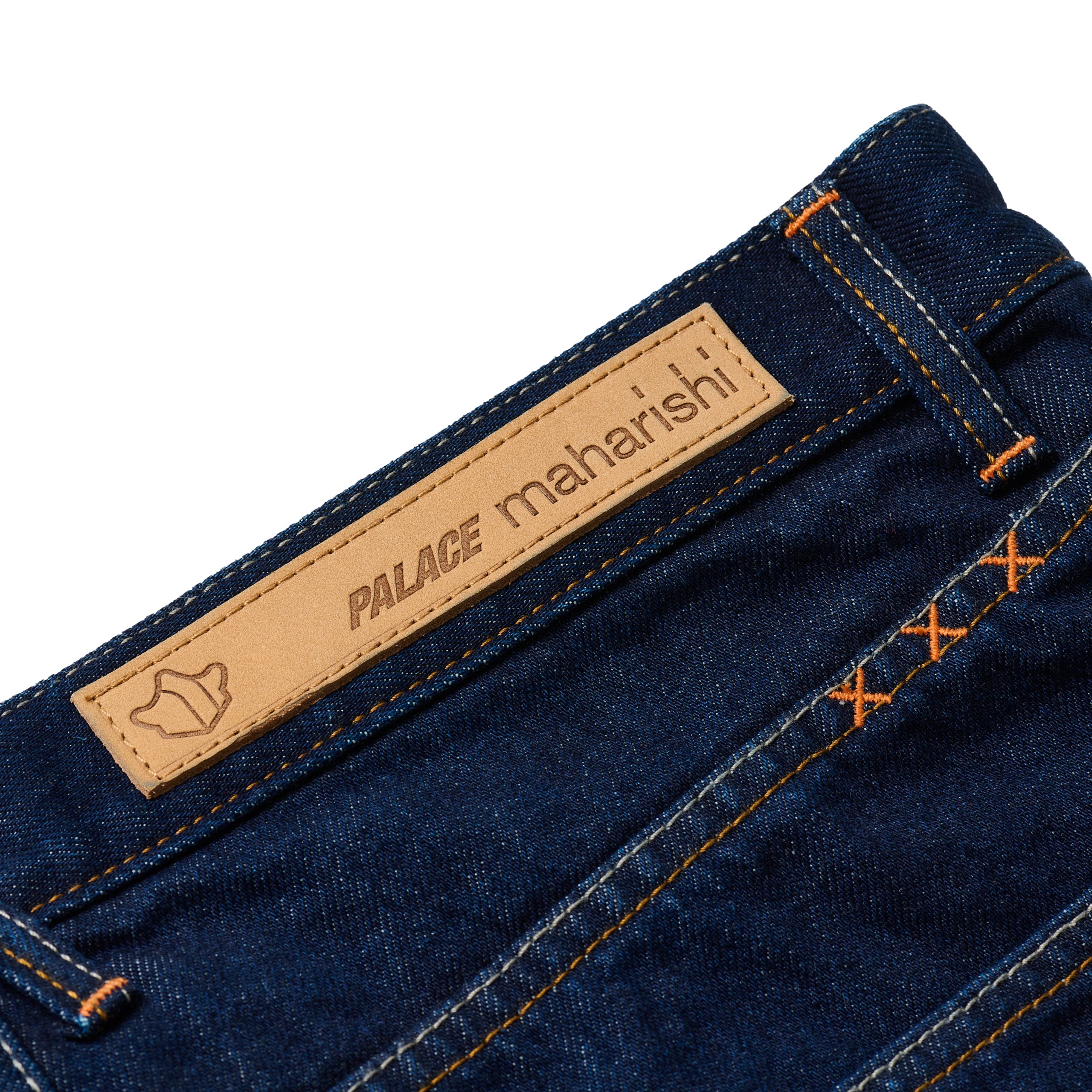 PALACE MAHARISHI BAGGY DENIM SHORT INDIGO - 7