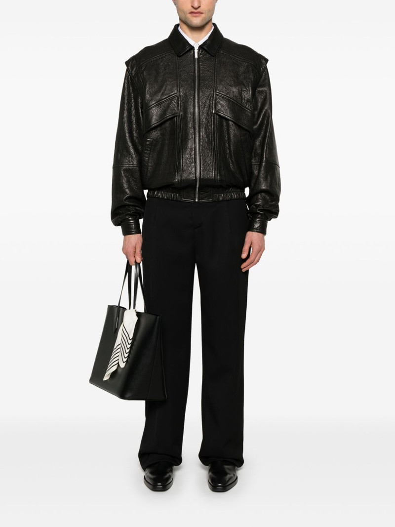 SAINT LAURENT leather jacket outlook