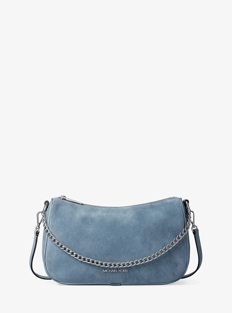 Carmela Medium Suede Convertible Crossbody Bag - 1