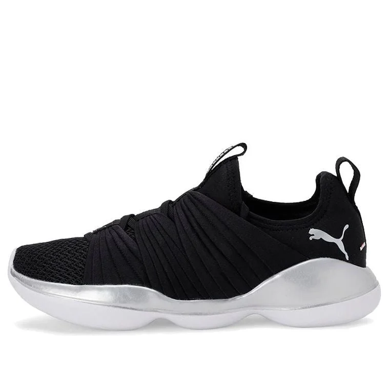 (WMNS) PUMA 가루 낮은 최고 검정/는/백색 192337-05 - 1