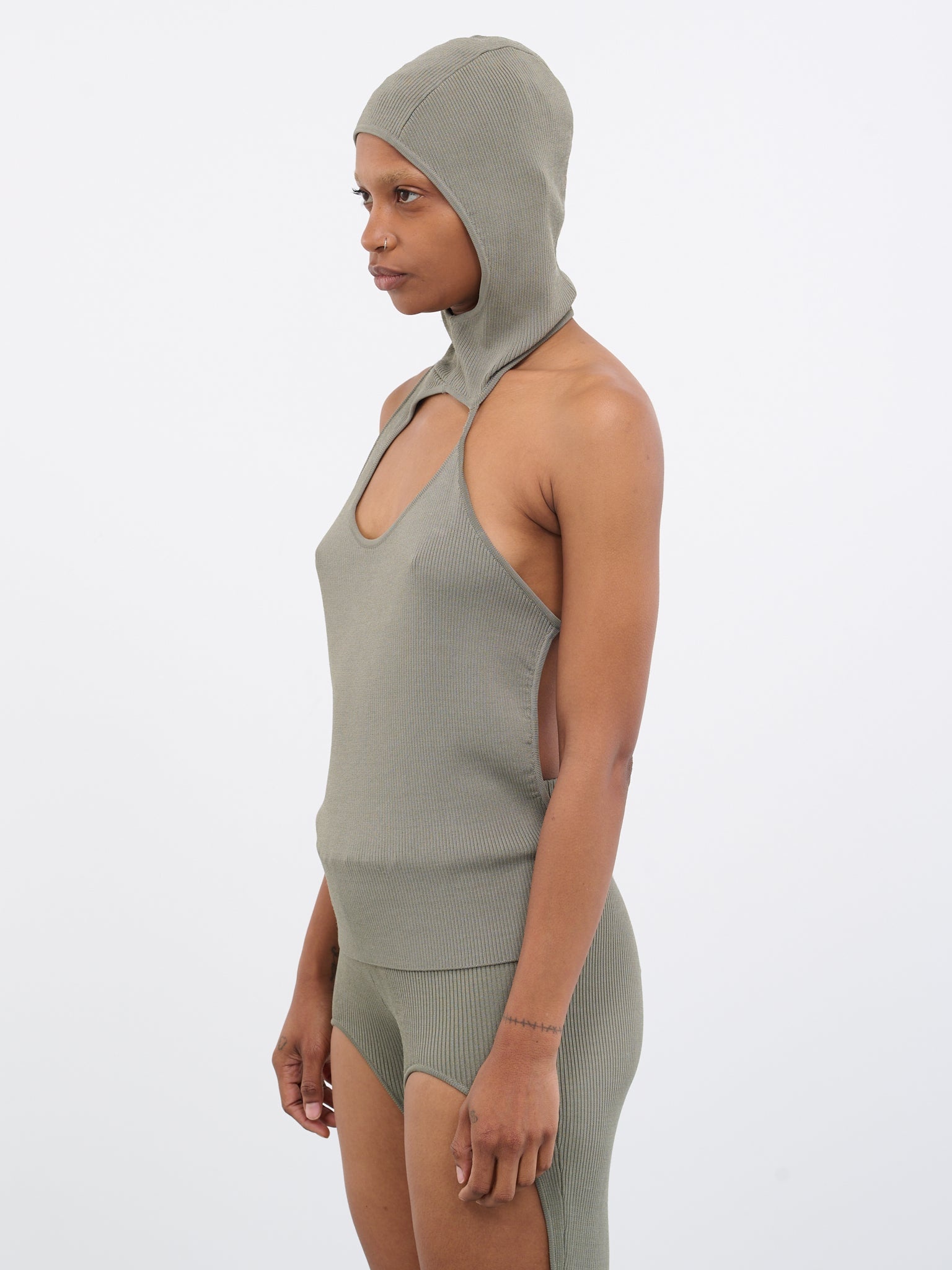 Hooded Knit Top - 2
