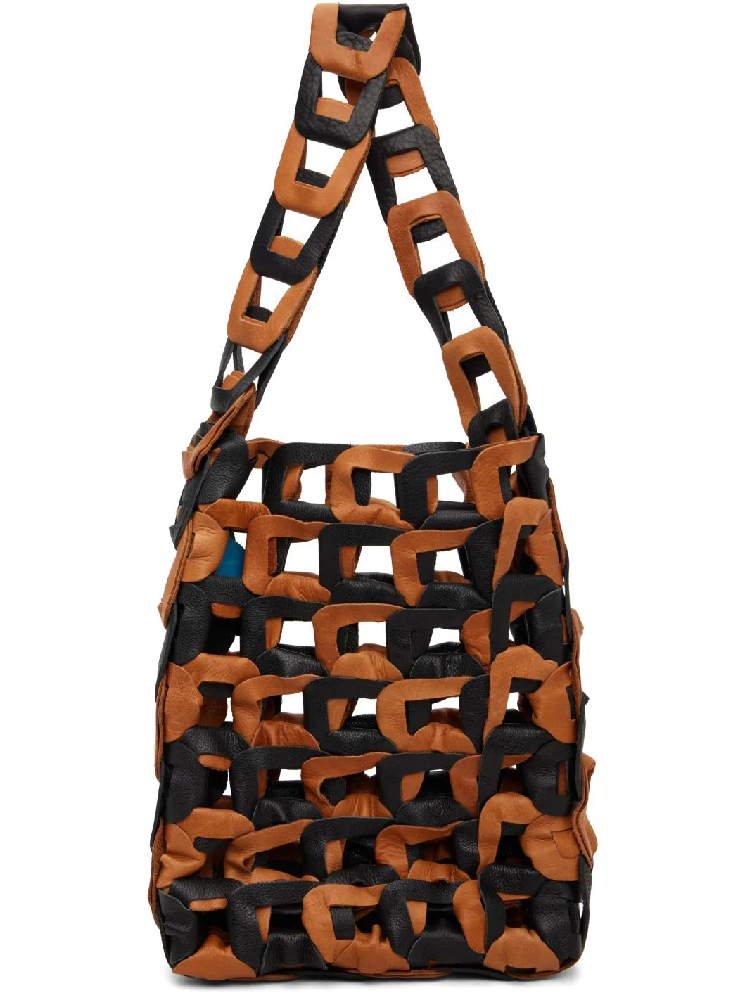 Black & Tan Links Tote - 1