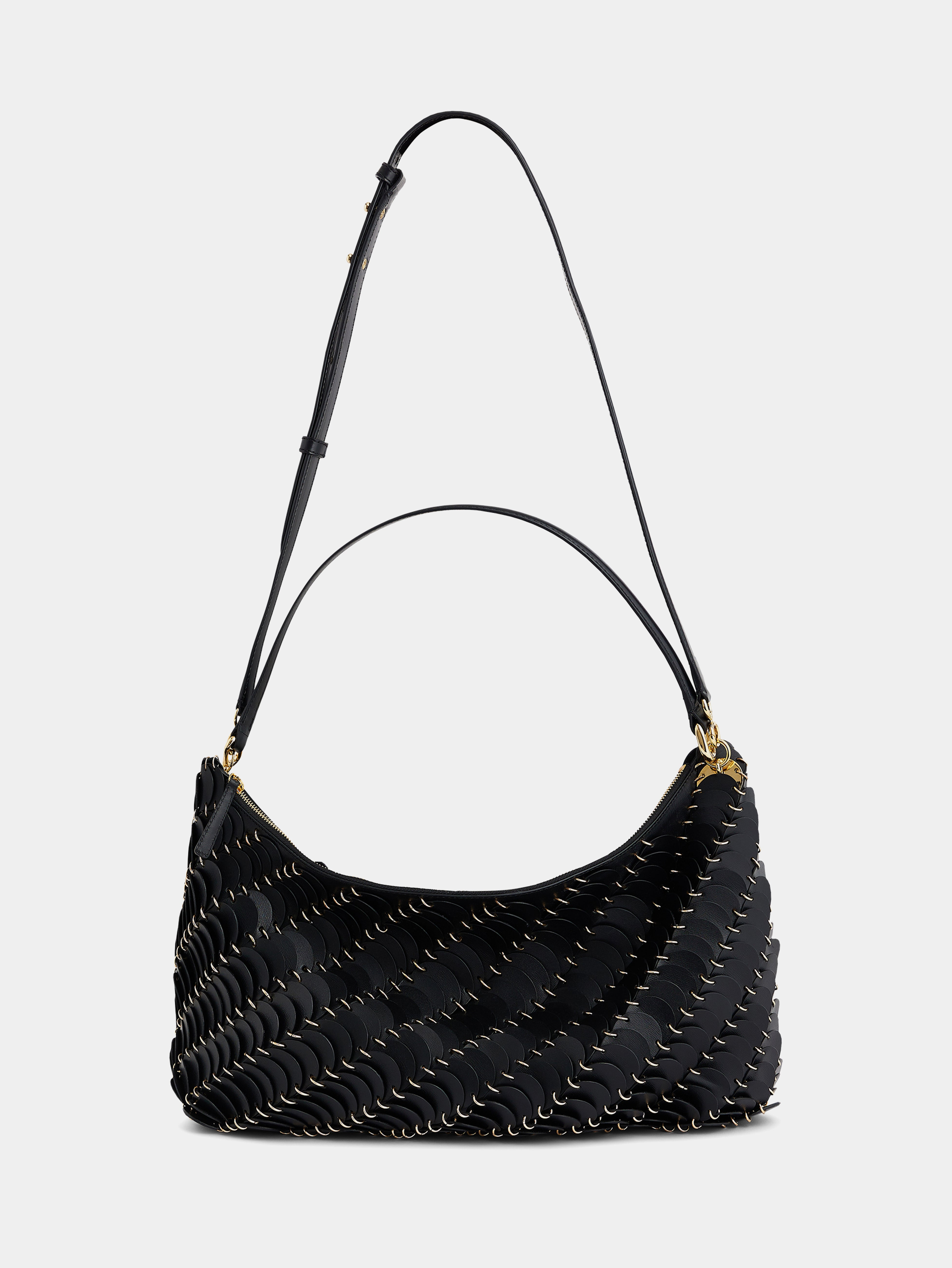 BLACK PACO LEATHER BAG - 3