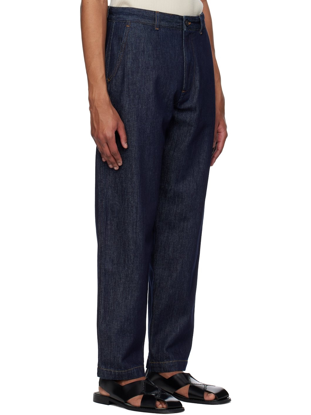 Indigo Four-Pocket Jeans - 2